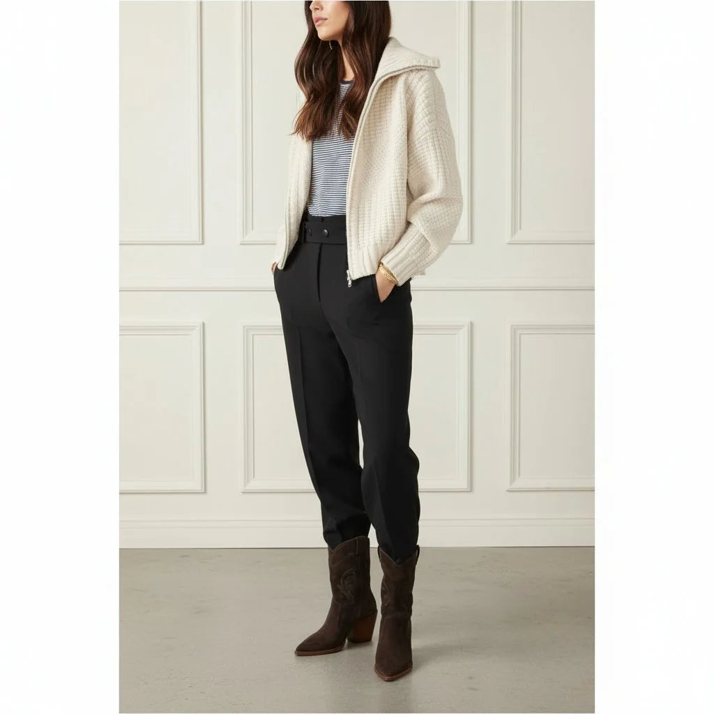 Funnel Knit Cardigan