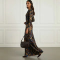 Floral Silk Dress
