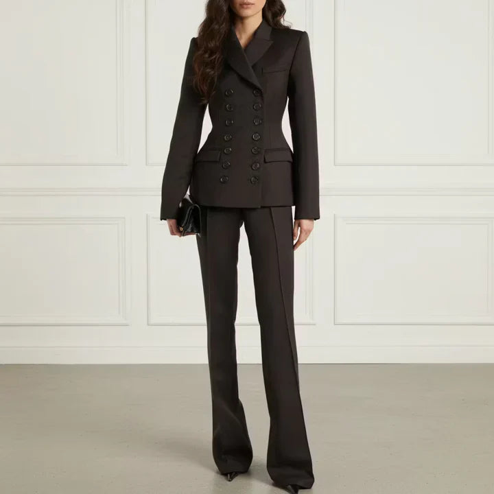 Double Breasted Blazer Set