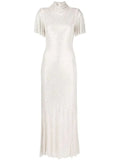 Cream Rhinestone Maxi