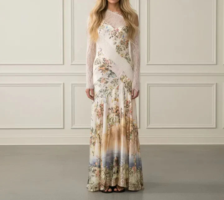 Lace One Shoulder Dress