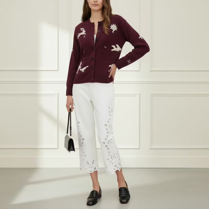 Applique Cardigan