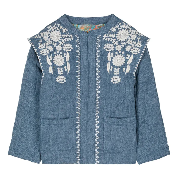 Quilted Embroidered Jacket