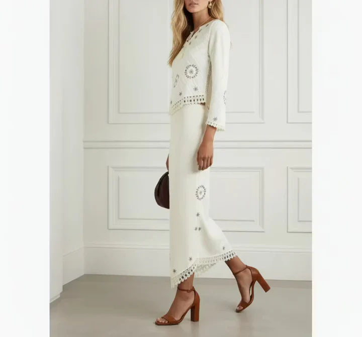 Cotton Embroidered Blouse