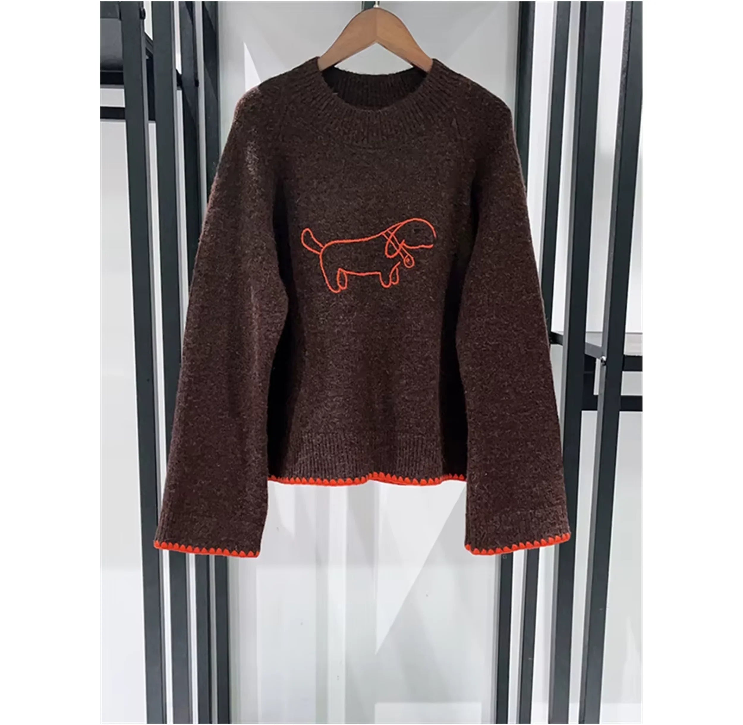 Embroidered Dog Sweater