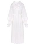 Silk Ruffle Midi