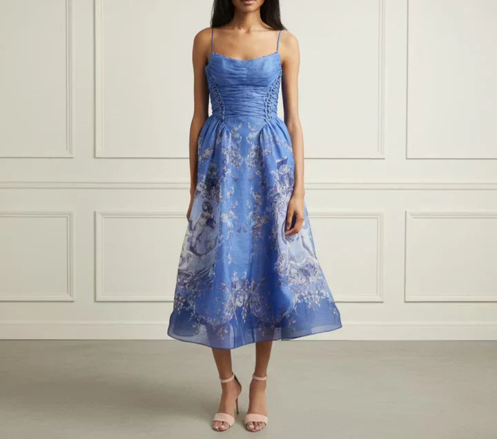 Blue Corset Midi