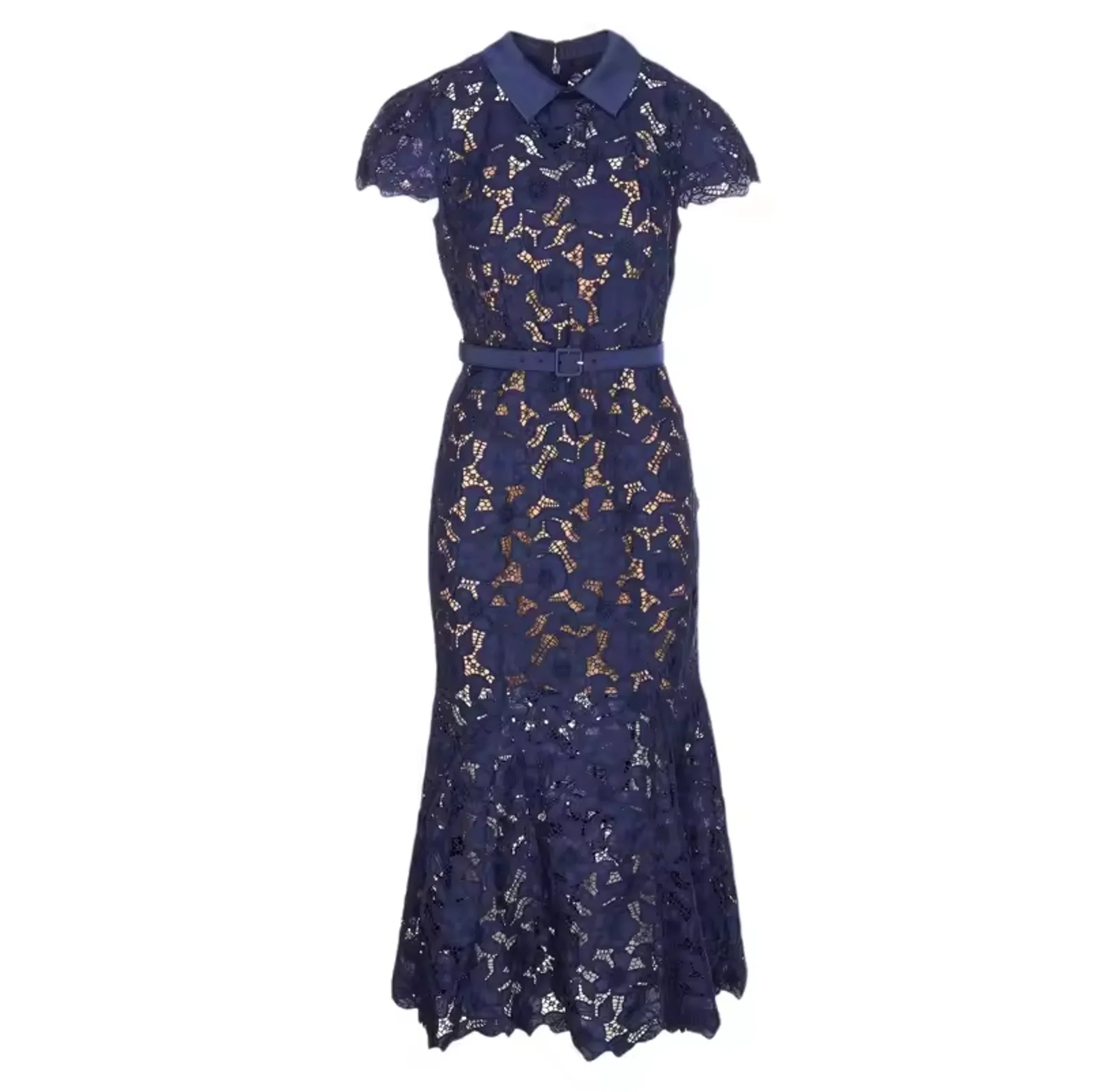 Guipure Lace Midi