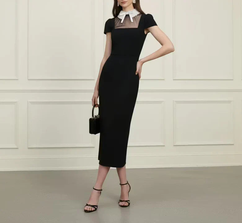 Lapel Bow Midi