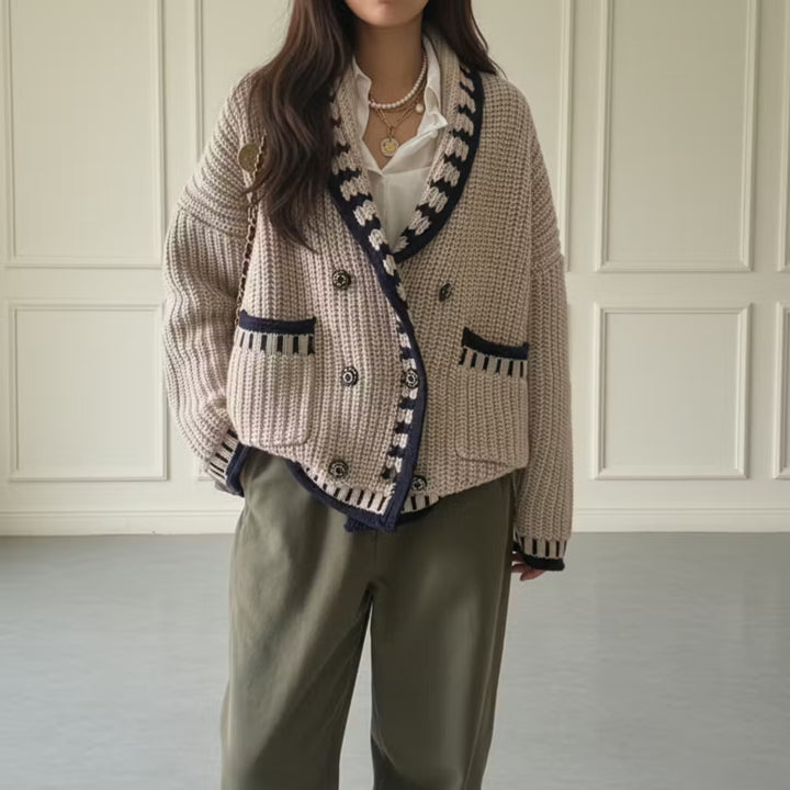 Double Breasted Cardigan