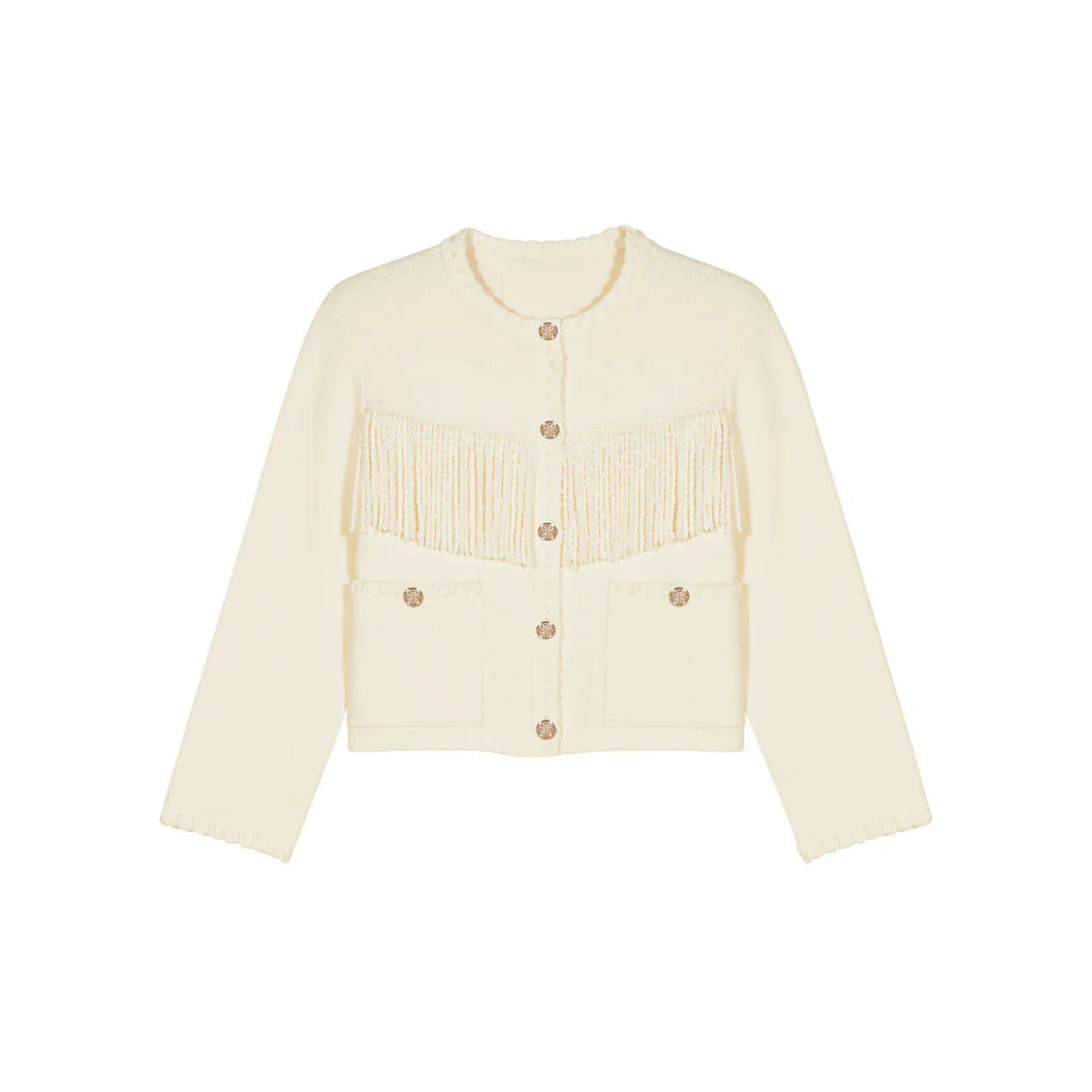 Fringed Cardigan