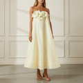 Floral Linen Midi