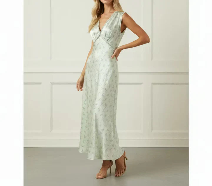 Silk Floral Midi
