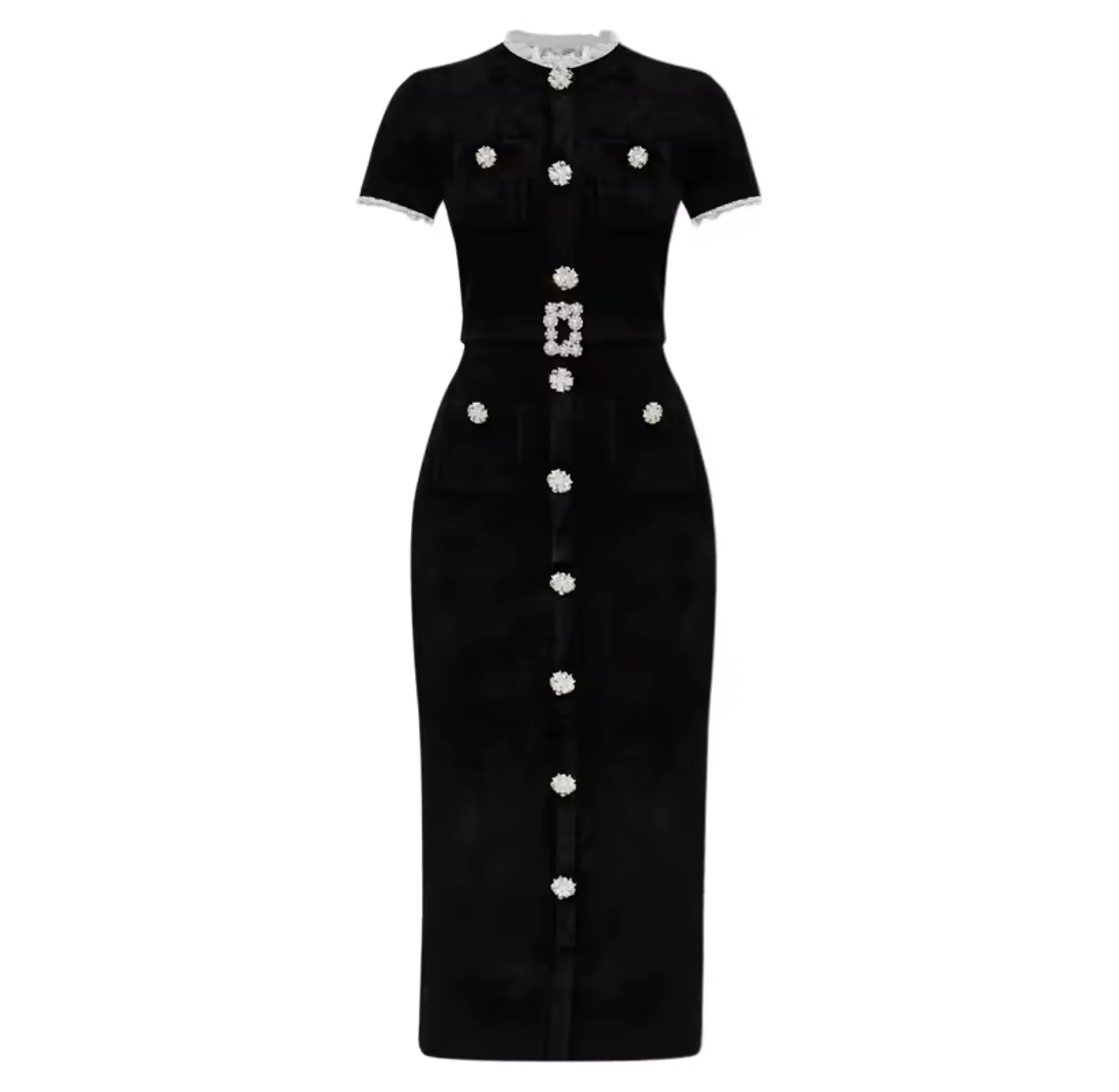 Chenille Belted Midi