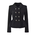 Knit Peplum Jacket