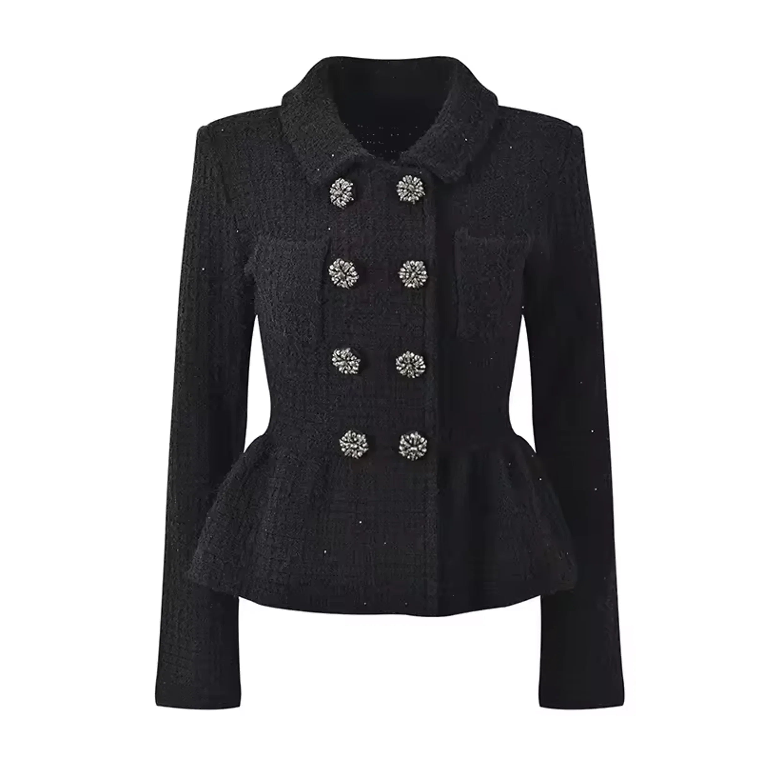 Knit Peplum Jacket