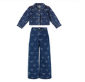Denim Bow Set