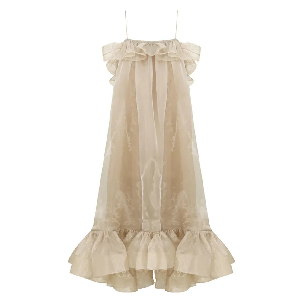 Flowy Organza Midi
