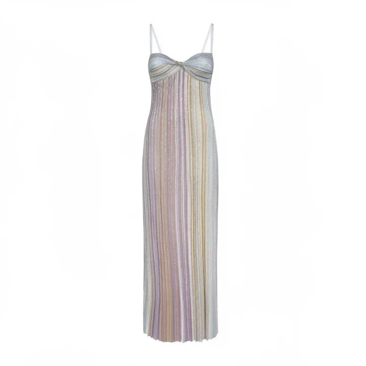 Sequin Striped Dress