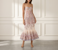 Lilac Print Midi