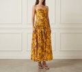 Bandeau Print Midi