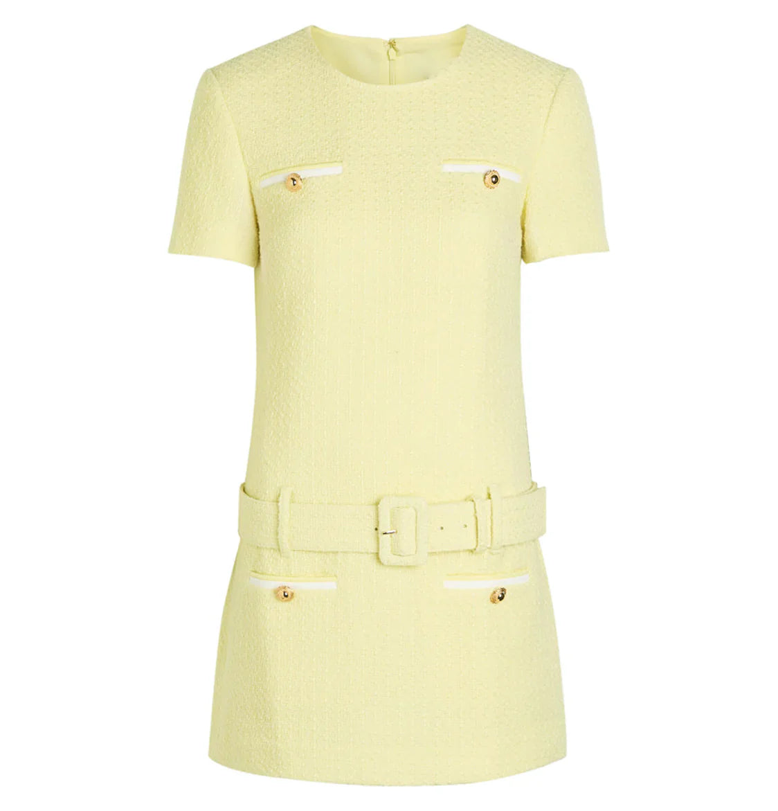 Belted Boucle Mini