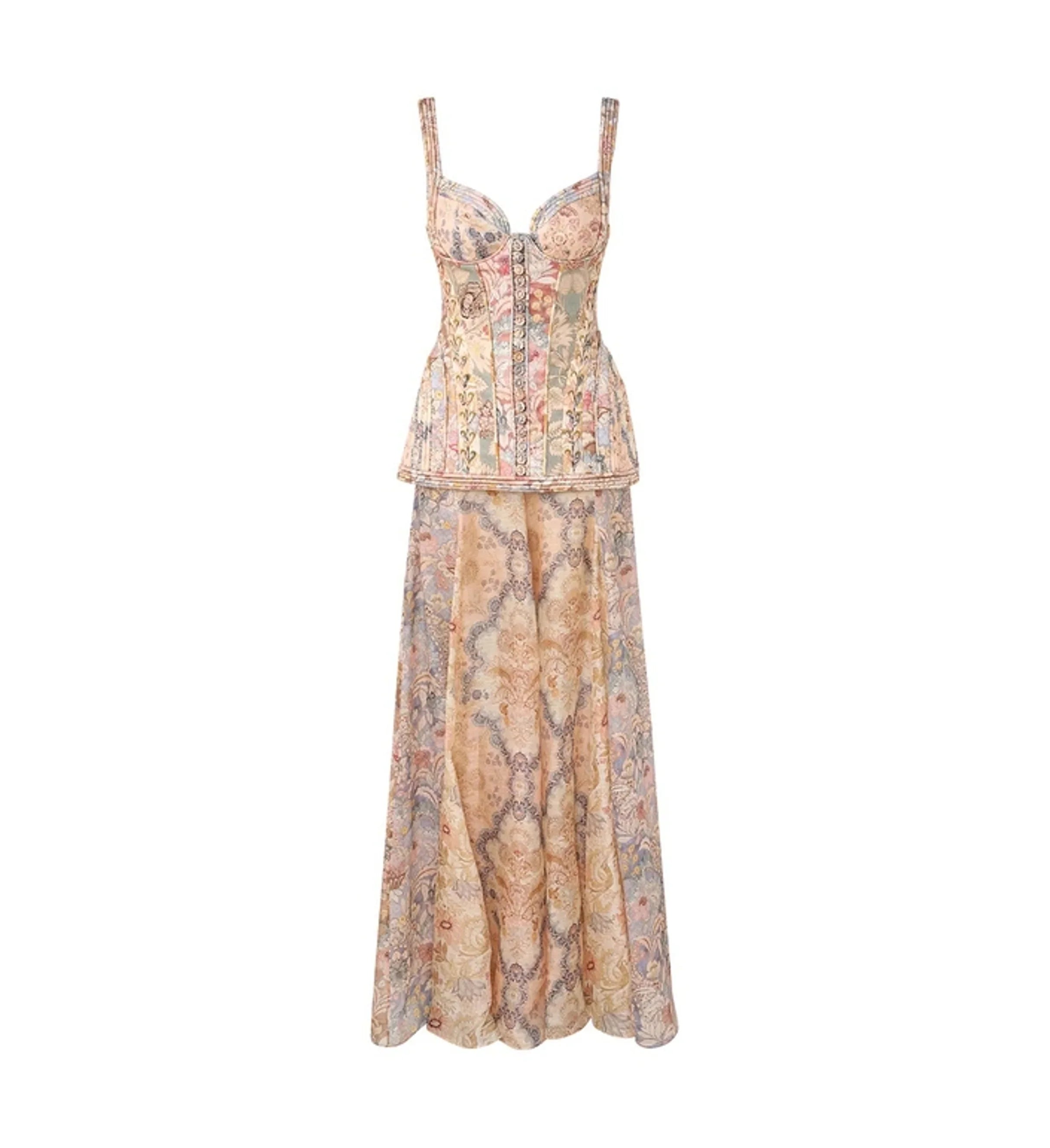 Linen Printed Maxi