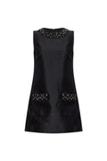 Black Beaded Mini