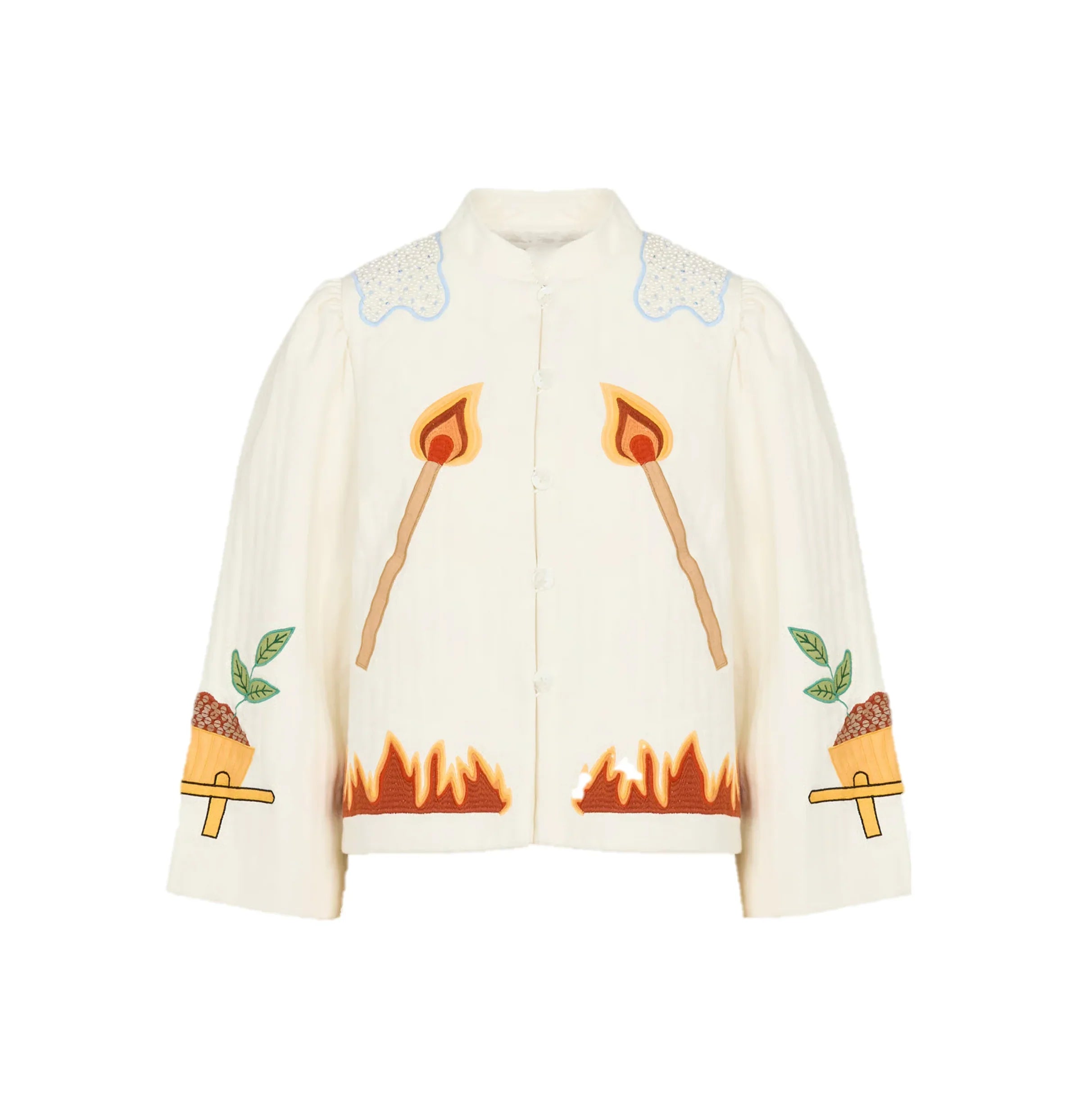 Cotton Print Jacket