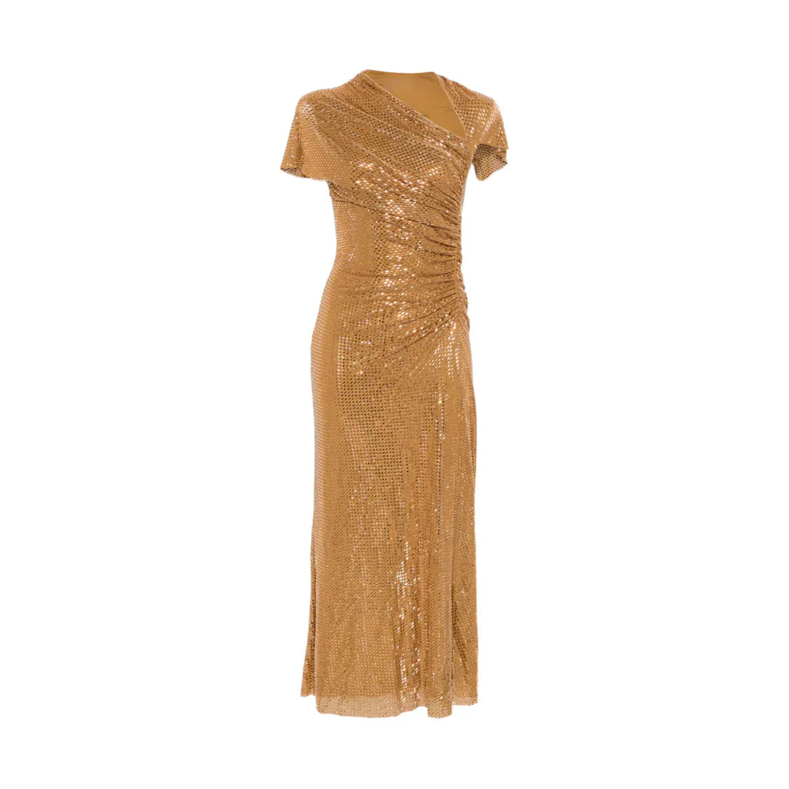 Gold Cinched Midi