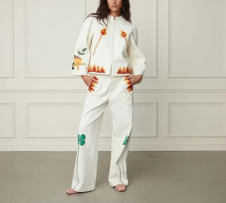 Cotton Print Jacket