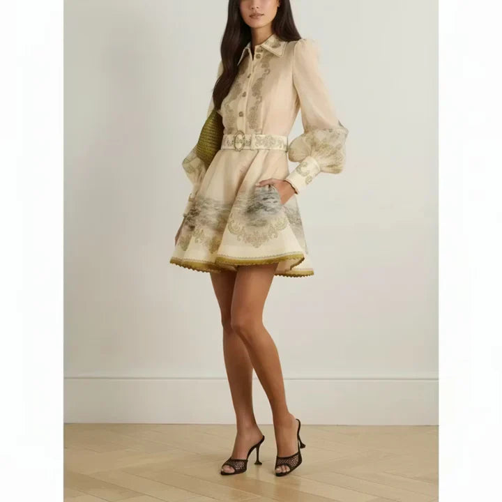 Collared Print Mini