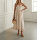 Scallop Floral Midi