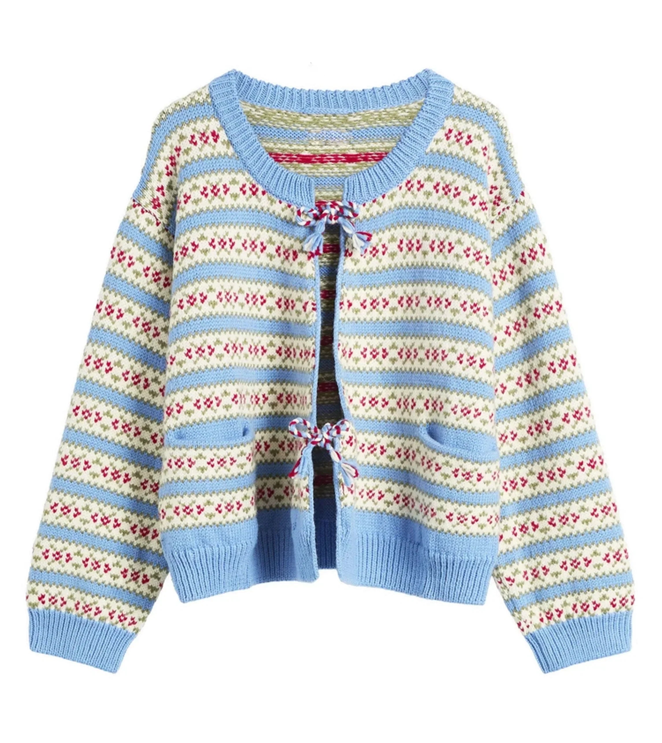 Tie Up Knit Cardigan