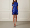 Cobalt Shell Sequin Mini