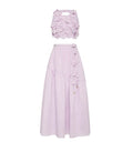 Violet Floral Set