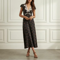 Silk Floral Midi