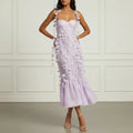 Lilac Linen Midi