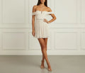 Cream Plisse Mini