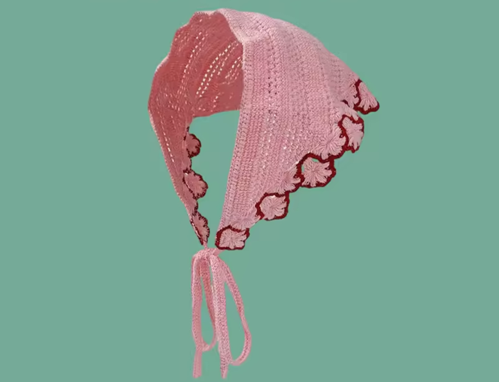 Crochet Knit Bandana