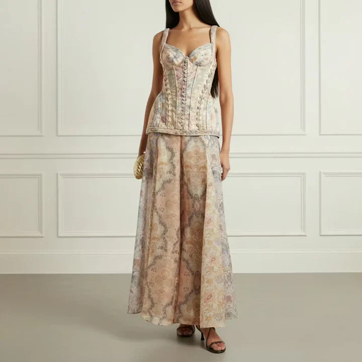 Linen Printed Maxi