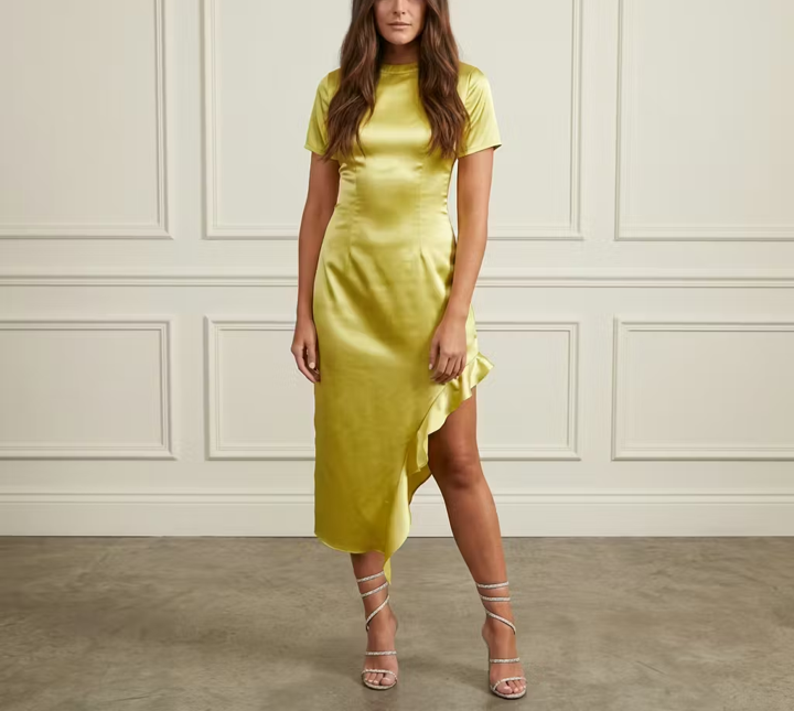 Frill Detail Midi