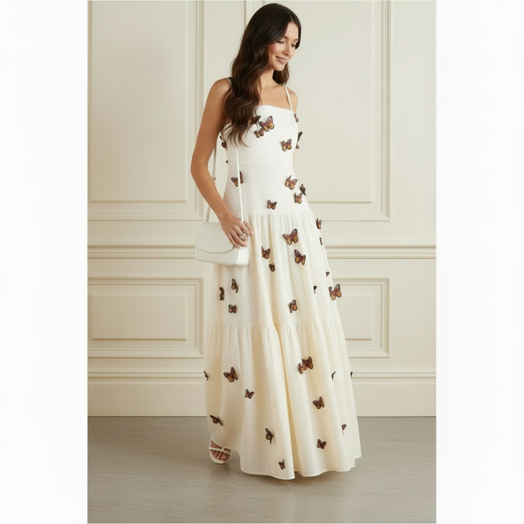 Linen Butterfly Dress