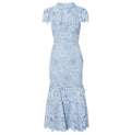 Floral Lace Collar Midi