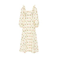 Linen Scallop Dress