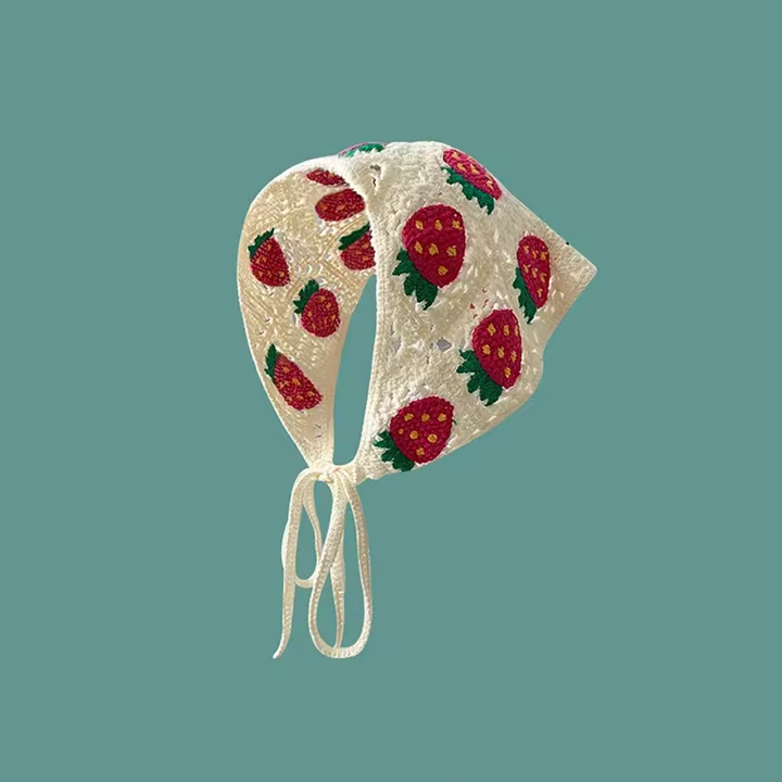 Crochet Knit Bandana