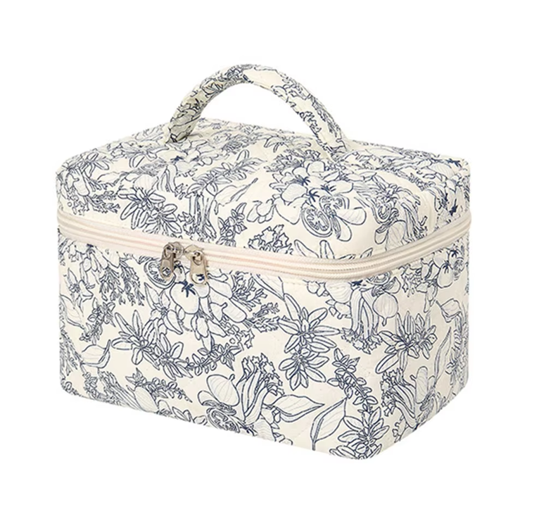 Cotton Cosmetic Bag