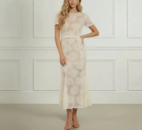 Tulle Lace Midi