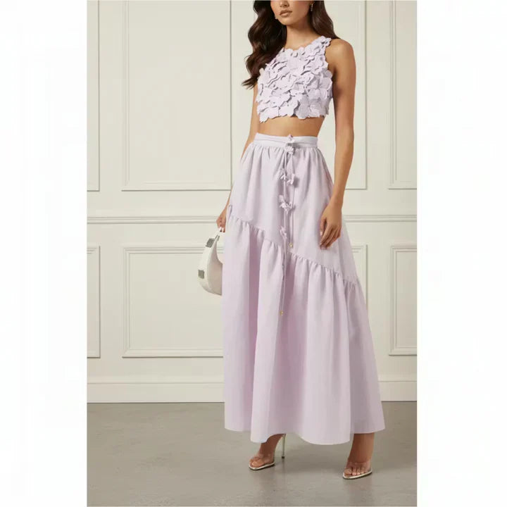 Violet Floral Set