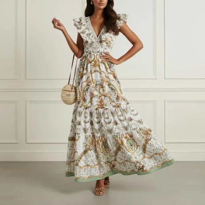 Floral Ruffle Dress